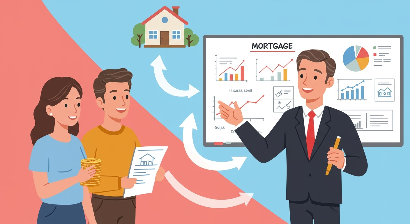 MLO agent explaining the pros and cons of being an MLO to new real estate agents