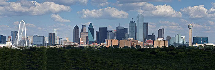 Texas skyline.